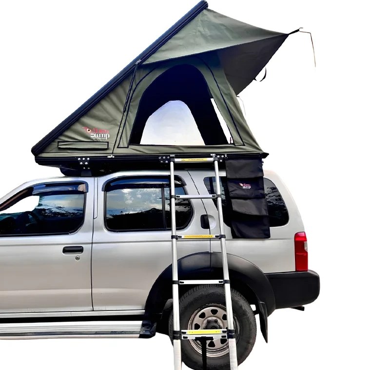 f1lO62Mn5uSISfn1.jpg چادر سقفی خودرویی یک طرف بازشو دو نفره لونا کمپ (Lona Camp) با هاردکیس - تصویر 1